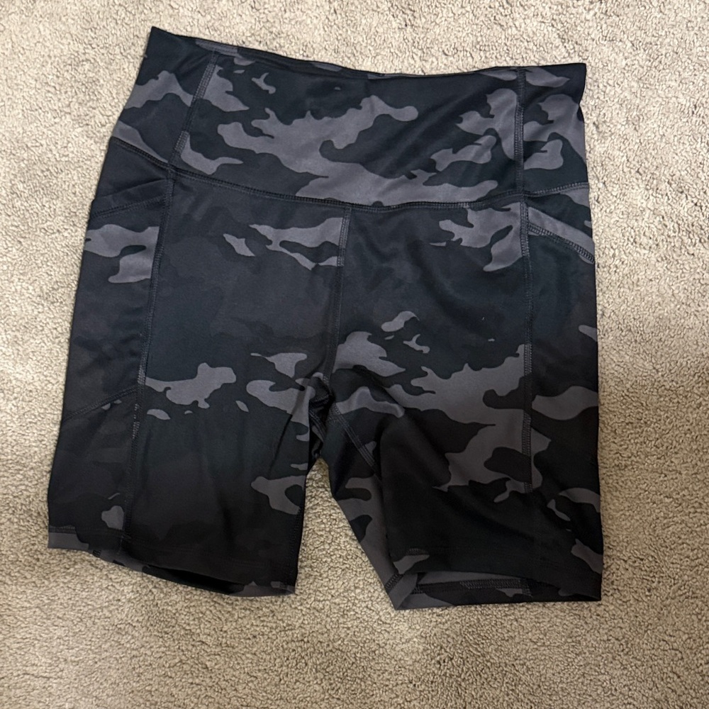 Camouflage Bike Shorts for Women